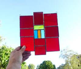 modernes Tiffany Fensterbild Eleganz