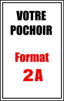 POCHOIR PERSONNALISÉ - Format 2A ou équivalent