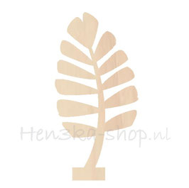 Houten latletter PLANT, 10 cm breed