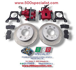 KIT FRENI A DISCO POSTERIORI FIAT PANDA