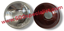 COPPIA PROIETTORI TIPO CARELLO  ALTA QUALITA' 500 500 N - D - 600 1a - BIANCHINA FINO AL 1964