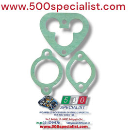 KIT GUARNIZIONI IN MATERIALE SPECIALE PER BASETTA DISTANZIALE CARBURATORE  FIAT 500 D F L
