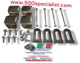 KIT COMPLETO FISSAGGIO MONTAGGIO LAMA PARAURTI E TUBOLARI 500 L