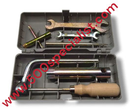 SCATOLA PORTA ATTREZZI IN PLASTICA COMPLETA  FIAT 500 F - L - R - GIARDINIERA
