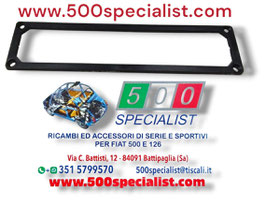 CORNICE TARGA ANTERIORE IN PLASTICA