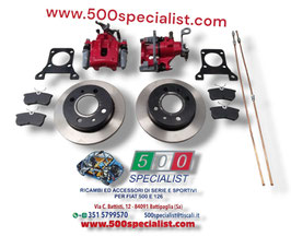 KIT FRENI A DISCO POSTERIORI FIAT 600