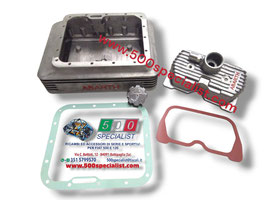 KIT COPPA 5 LT ABARTH  FONDO SDOPPIATO + COPERCHIO ABARTH IN ALLUMINIO CON GUARNIZIONI