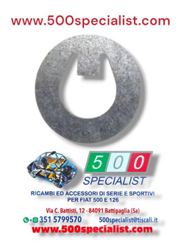 PIASTRINA FERMO VITE PULEGGIA ALBERO MOTORE FIAT 500  - 126