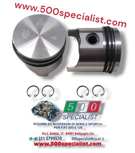 COPPIA PISTONI STANDARD DIAMETRO 73,50 PER 500 R - 126 1à serie (595 cc)