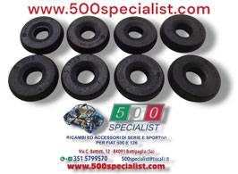 KIT 8 TASSELLI IN GOMMA PER AMMORTIZZATORI POSTERIORI MODELLO ORIGINALE  500 TT - 126 TT