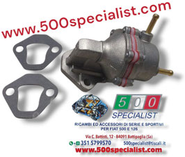 POMPA CARBURANTE FIAT 500 F L R e 500 D (da telaio nr. 746364 in poi) - ALTA QUALITA' -
