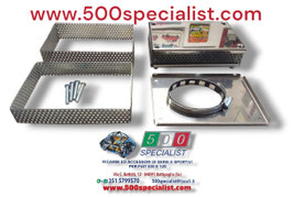 SCATOLA BOX FILTRO ARIA IN ACCIAIO PER CARBURATORE WEBER DGF - SOLEX DID1 - PANDA 30