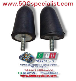 COPPIA PARACOLPO SOSPENSIONE POSTERIORE 500 D - F - L - R - 126 (595 cc)