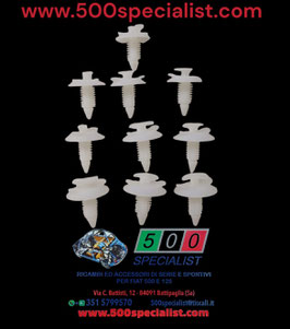 KIT 10 PEZZI MOLLETTE PANNELLI FIAT PANDA