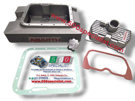 KIT COPPA 5 LT ABARTH  SCOMPONIBILE (NUOVA PRODUZIONE) + COPERCHIO ABARTH IN ALLUMINIO CON GUARNIZIONI