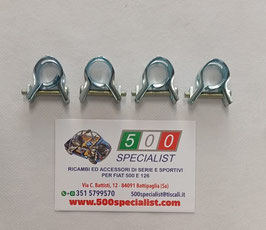 KIT 4 PZ - FASCETTE IN METALLO PER TUBO BENZINA TELATO