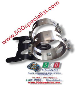 KIT STAFFE PER MONTAGGIO SCARICHI SPORTIVI SU FIAT 500 E FIAT 126