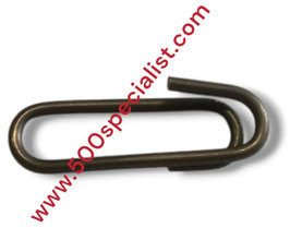CLIPS METALLICA PER FISSAGGIO MOLLE IN METALLO ESTERNE TELAIO SEDILE  ANTERIORE MODELLO 2 FIAT 500 F L R GIARD