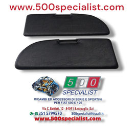 COPPIA PARASOLE  NERE  FIAT 500