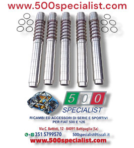 KIT ASTUCCI PUNTERIE IN ALLUMINIO CON MOLLA ESTERNA  PER 500 - 126 TUTTI I TIPI