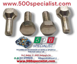 PERNI  RUOTA CONICO PER 500 R - 126 1à SERIE - KIT 4 PZ -