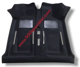 MOQUETTE IN VELLUTO NERO FIAT 500 F - L - R - 126