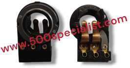COPPIA PORTALAMPADA PER PROIETTORI TIPO CARELLO FIAT 500 D