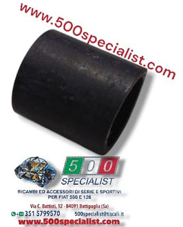 MANICOTTO IN GOMMA TELATA TRA COPERCHIO FILTRO ARIA E TUBO AL CARBURATORE PER 500 D - F - L