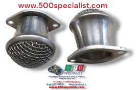 COPPIA TROMBETTE DI ASPIRAZIONE IN ALLUMINIO  PER CARBURATORI : SOLEX 35 PHH - DELLORTO DHLB 32 - SOLEX C 32 PHHE - SOLEX 35 PHHE - WEBER DCOF 32