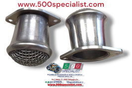 COPPIA TROMBETTE DI ASPIRAZIONE IN ALLUMINIO PER CARBURATORI: DELLORTO DHLA 40/45 - WEBER DCOE 40/45 - WEBER DCOM - SOLEX C 40