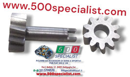COPPIA INGRANAGGI POMPA OLIO FIAT  500 R & 126   (595cc / 650cc)