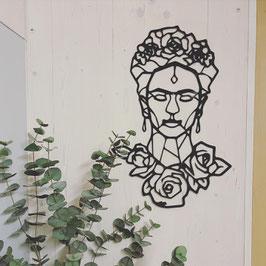Bild Frida Kahlo XXL schwarz