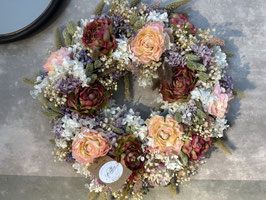 Blumenkranz Mix XL - pink - lila - rosé