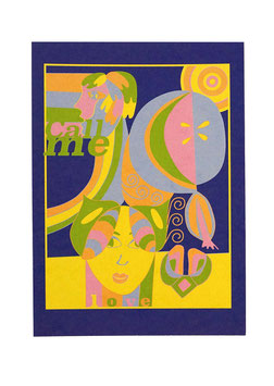 Kunstpostkarte "Call me"