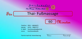 Thai- Fußmassage
