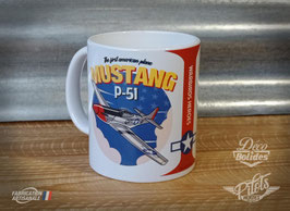 Mug aviation P-51 Mustang ww2 warbirds.