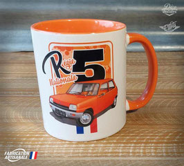 Mug Renault R5 régie nationale.