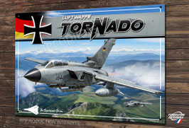 Plaque métal déco aviation, Panavia Tornado Luftwaffe.