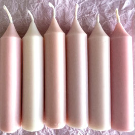 Kurze Stabkerze Rosa