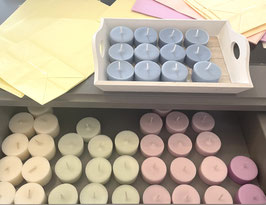 Tealights pastel