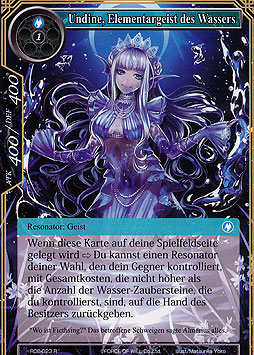 Undine, Elementar-geist des Wassers
