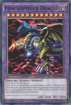 Fünfköpfiger Drache