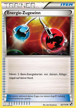 Energie-Zugewinn