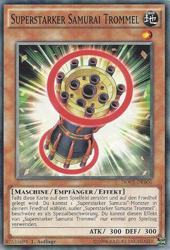Superstarker Samurai Trommel