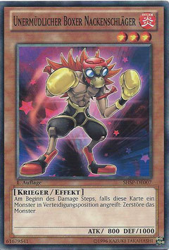 Unermüdlicher Boxer Nackenschläger