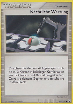 Nächtliche Wartung
