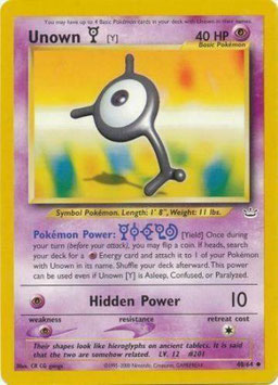 Unown Y