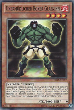 Unermüdlicher Boxer Glaskinn