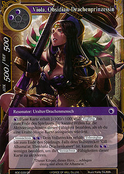Viola, Obsidian-Drachen-prinzessin