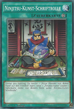 Ninjitsu-Kunst-Schriftrolle